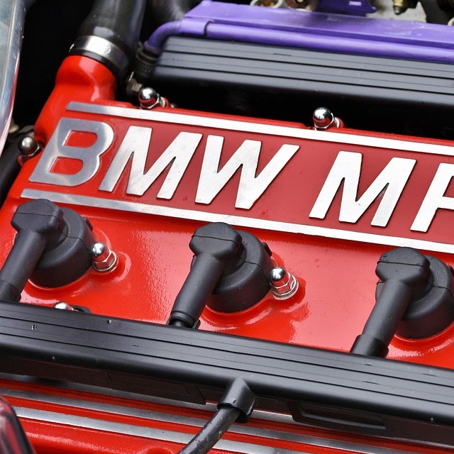 BMW engine closeup